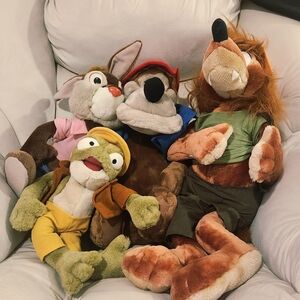 Brer Rabbit Song South Splash Mountain Disney Plush DISNEYLAND VTG Fox Bear Frog